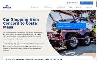 Concord Auto Service website