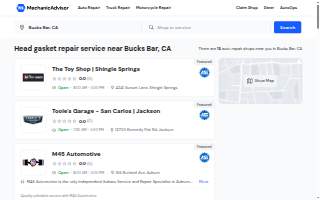 Auto Repair Garage website