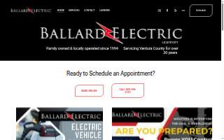 Ballard Electric website