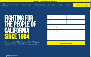 Noravian Law Firm website