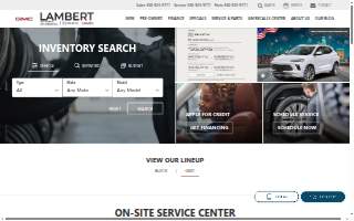 Lambert Heating and Air Conditioning website