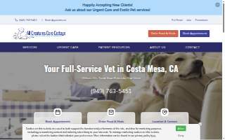 All Creatures Care Cottage website