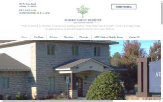 Auburn Family Medicine website