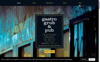 Gastropub website