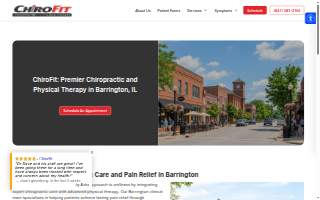 ChiroFit Rehab website