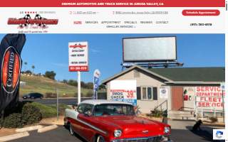 Riverside Smog and Auto Repair website