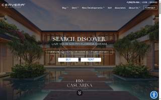 Cervera Real Estate Rentals website