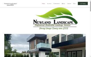 Newland Landscapes, Inc. website