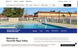 Americas Best Value Inn Vacaville Napa Valley website