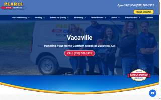 Vacaville HVAC Services website