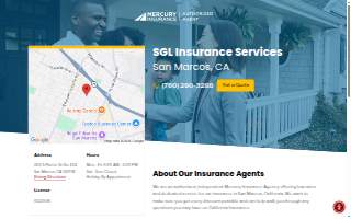 SGL Insurance Services website