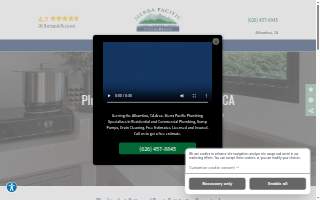 Sierra Pacific Plumbing website