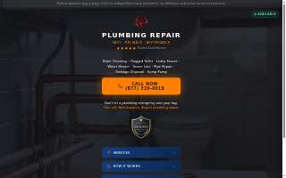 Saul's Plumbing website