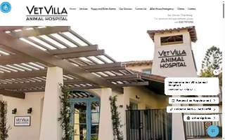 Vet Villa Animal Hospital website