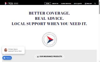 TCS Insurance Brokers website