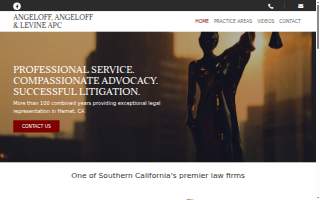 Law Offices of Angeloff Angeloff and Levine website