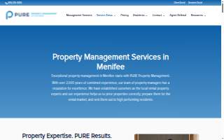 Menifee Property Management website