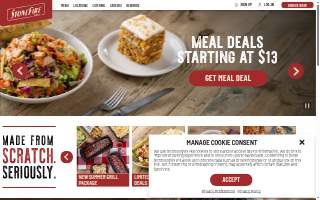 Stonefire Grill website