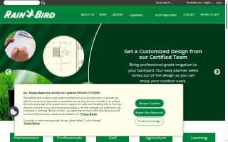 Rainbird website