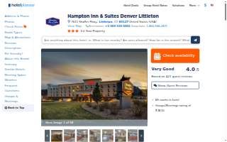 Hampton Inn & Suites Denver Littleton website