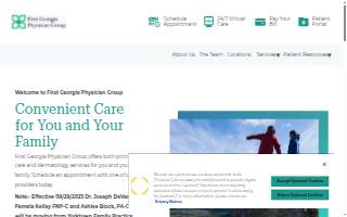 First Georgia Physician Group website