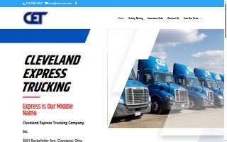 Cleveland Express Trucking Co of Lakewood website