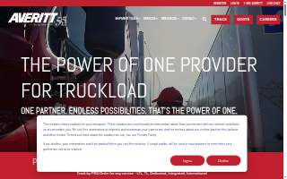 Averitt Express website