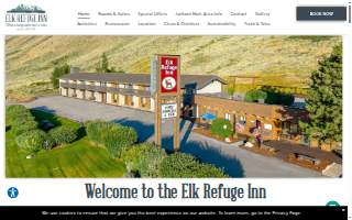 Elk Refuge Inn website