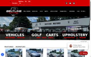 Beltline Motors website