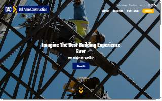 Del Amo Construction website