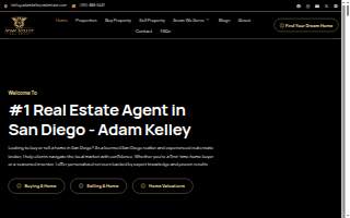 Adam Kelley Real Estate website