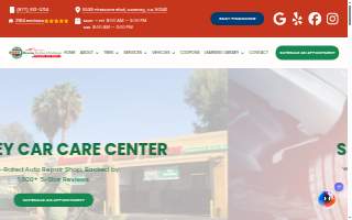Downey Car Care Center website
