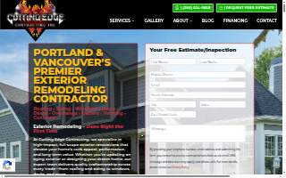 Cutting Edge Contracting of Norwich website