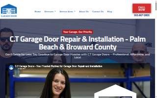 CT Garage Doors website