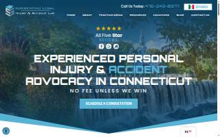 Sorrentino Legal - Injury & Accident Law of Derby website