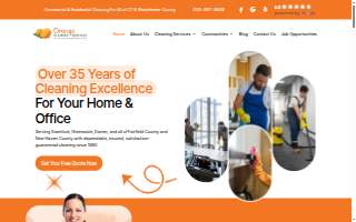 Orange Cleaning Services - Danbury website