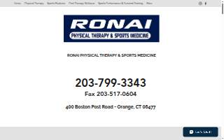 Ronai Physical Therapy & Sports Medicine website