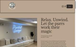 Purrfect Lounge website