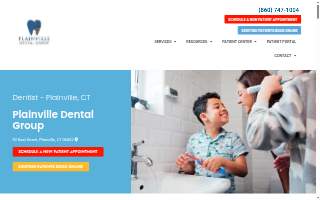 Plainville Dental Group website