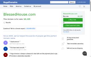Blessed House website