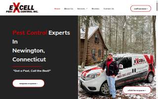 Excell pest control of Wethersfield website