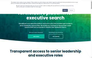 Aboveboard Home Inspection website