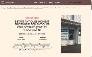 Estate Antiques Highest prices paid for Antiques Collectibles jewelry consignment website