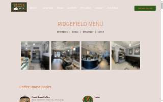 Tazza Cafe Ridgefield website