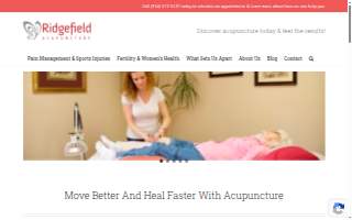 Ridgefield Acupuncture website