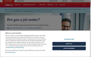 Adecco Staffing of Ridgefield website