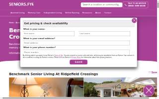 Benchmark at Ridgefield Crossings website