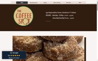 The Coffee Spot website