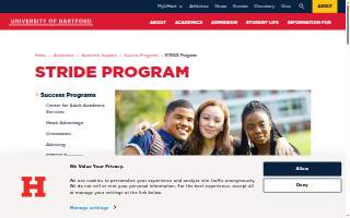 Stride to Health website