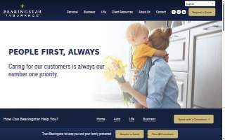 Bearingstar Insurance of Southbury website